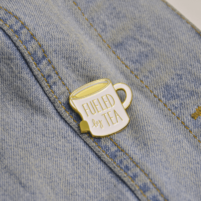 Hovedbilde Fueled by Tea Enamel Pin