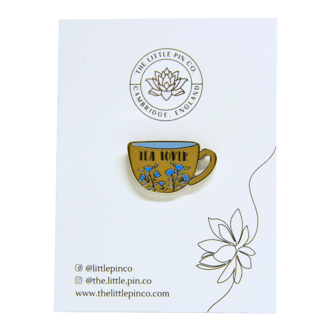 Hovedbilde Tea Lover liten Enamel Pin