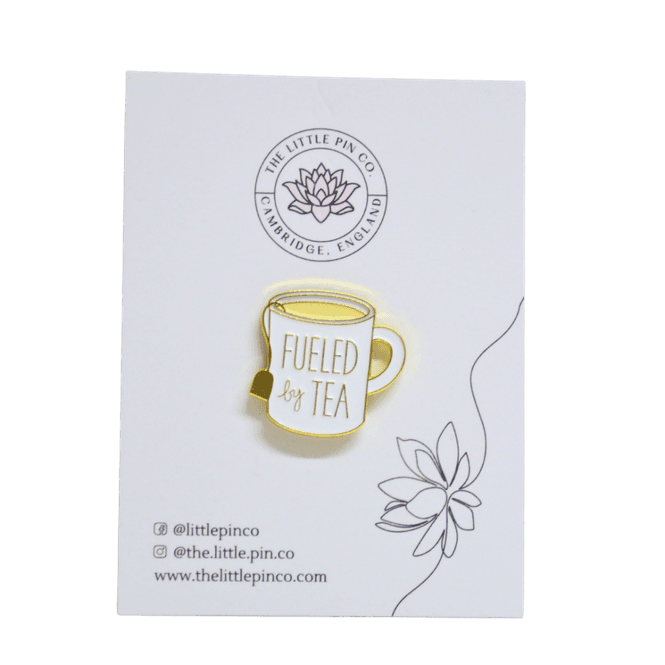 Hovedbilde Fueled by Tea Enamel Pin