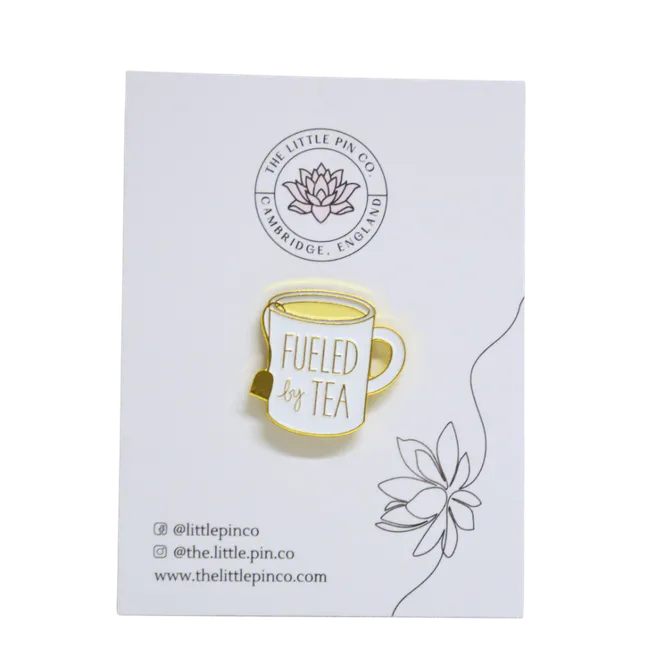 Hovedbilde Fueled by Tea Enamel Pin